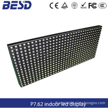 2015 BESDLED hot sales full color indoor P7.62 LED Display led screen